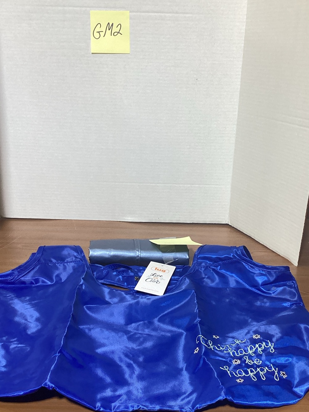lug Electric Blue re-usable shopping bag. Set of 2